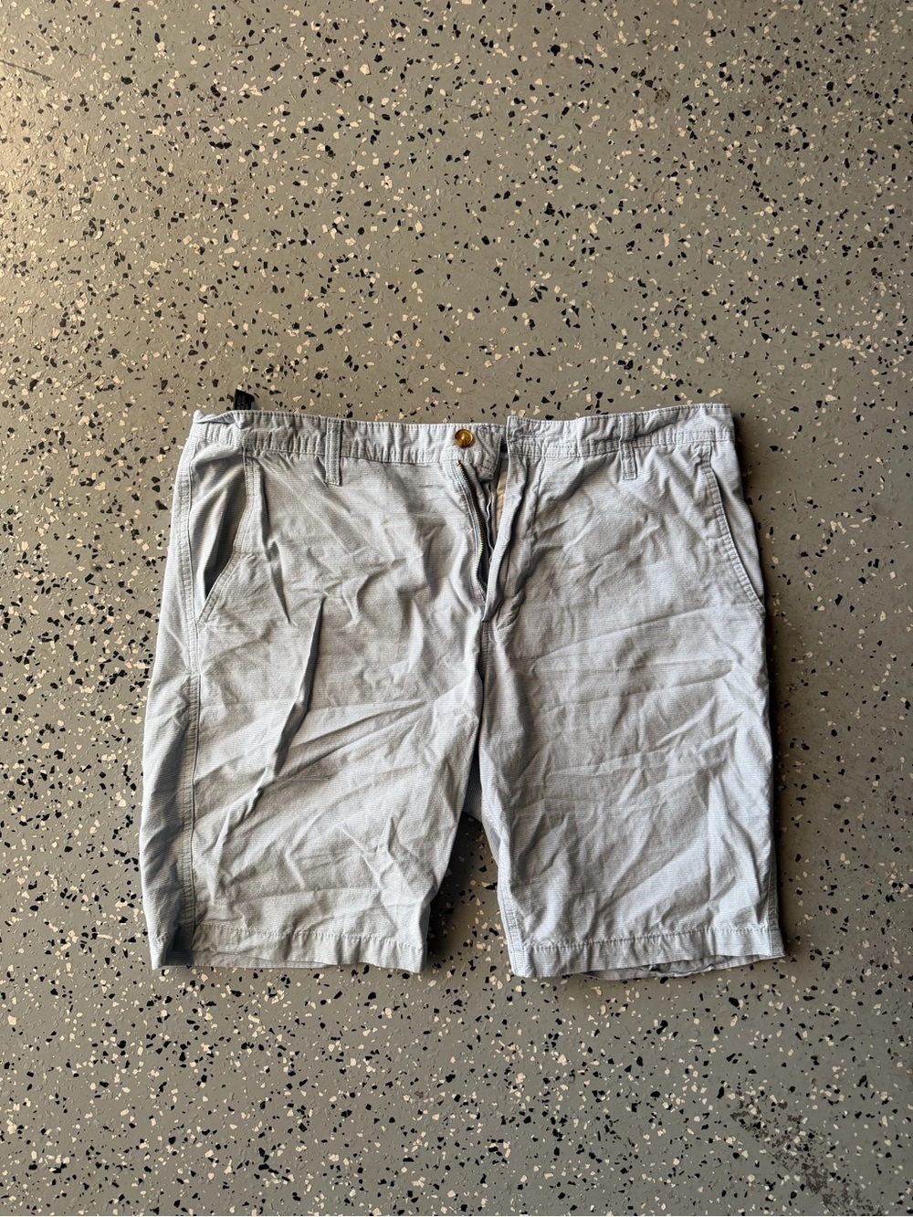 U.S. Polo Assn. Light Gray Flat-Front Shorts